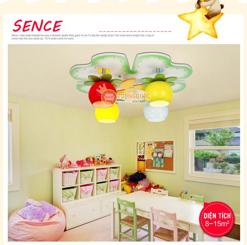 Đèn ốp trần trang trí phòng trẻ em UHS113-1